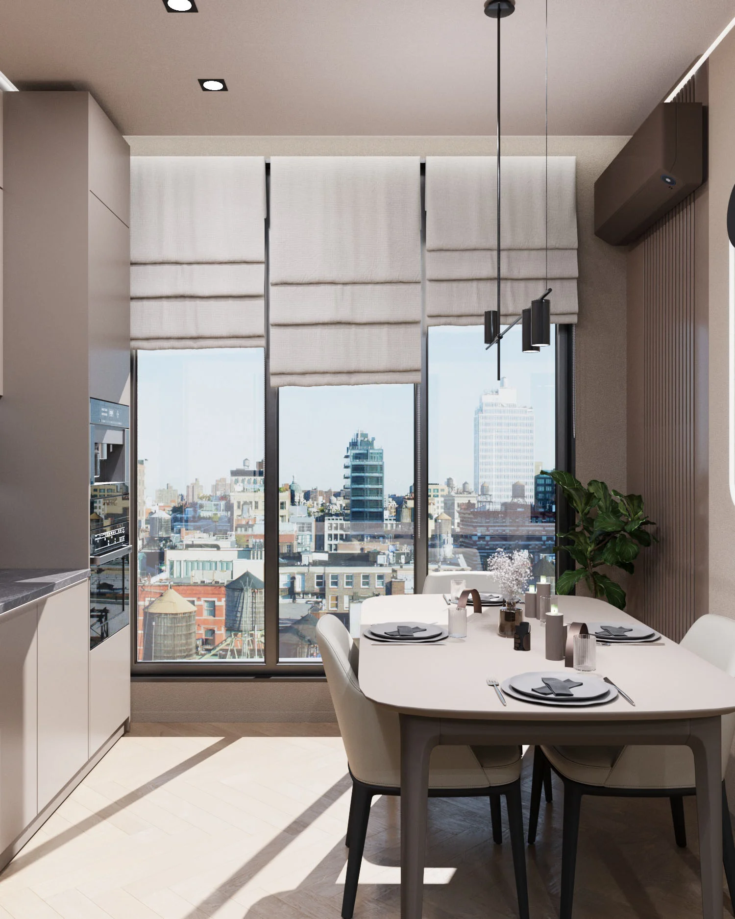 Квартира под сдачу - хай-тек - кухня 3